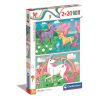 Unicorn Believe 2x20 pieces puzzle Clementoni