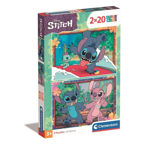 Disney Lilo and Stitch Angel 2x20 piece puzzle Clementoni