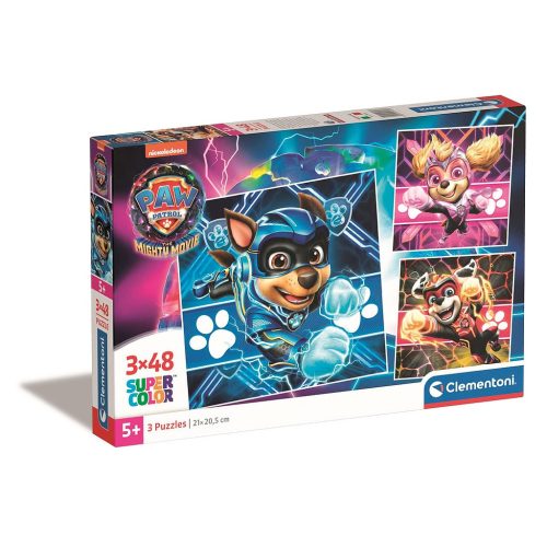 Paw Patrol Mighty Clementoni 3x48 piece puzzle