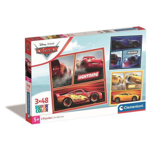 Disney Cars Rivals 3x48 piece puzzle Clementoni