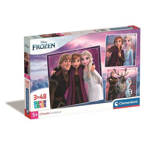 Disney Frozen Leaf 3x48 pcs puzzle Clementoni