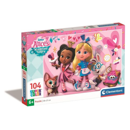 Alice Csodaország cukrászdája Fergie Disney 104-piece puzzle Clementoni