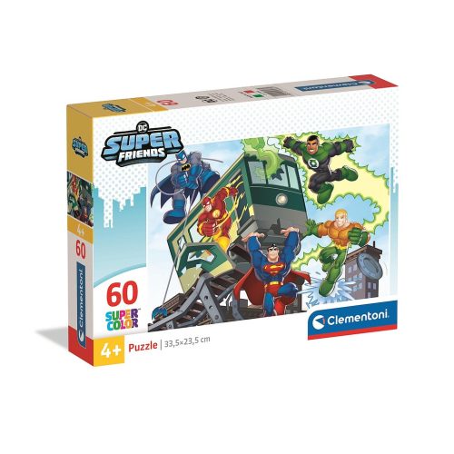 Jusice League Teamwork DC Super Hero 60-piece puzzle Clementoni