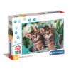 Cat Lovely Twins 60-piece Clementoni puzzle