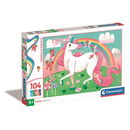 Unicorn Believe 104-piece puzzle Clementoni