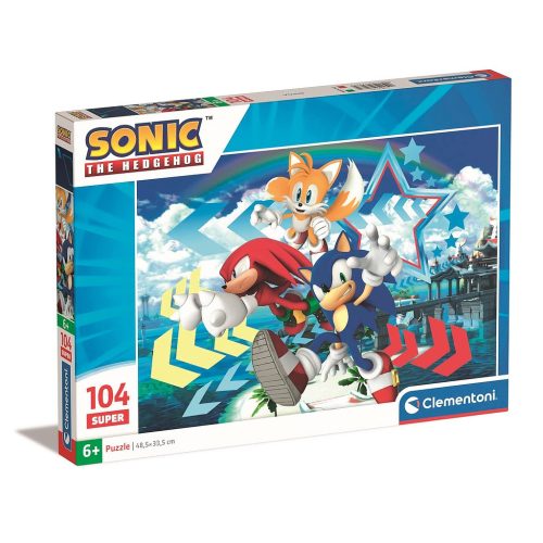 Sonic the Hedgehog Star Sonic the Hedgehog 104-piece puzzle Clementoni