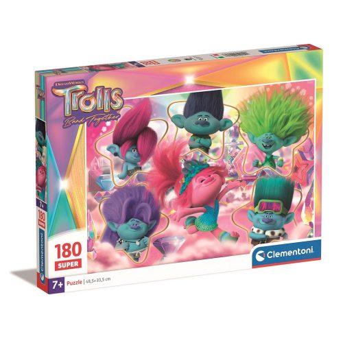 Trolls Rhythm in the Clouds 180 db-os puzzle Clementoni