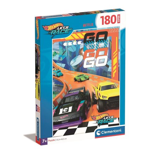 Hot Wheels Finish Line 180 piece puzzle Clementoni