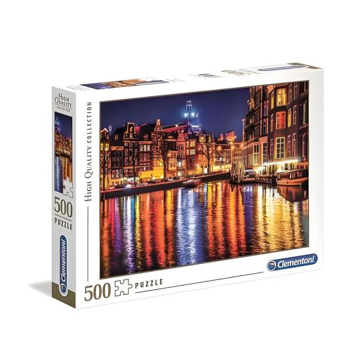 Cities Braies Lake Italy 500 piece puzzle Clementoni