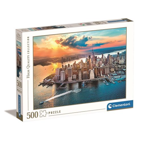 Cities Sunset New York 500-piece puzzle Clementoni