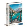 Cities Braies Lake Italy 500 piece puzzle Clementoni