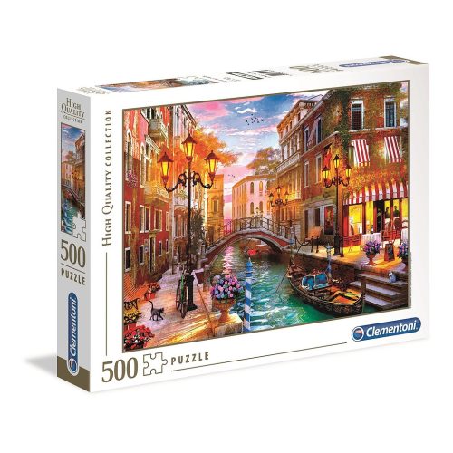 Cities Sunset Venice 500-piece puzzle Clementoni