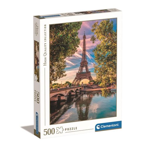 Cities Along The Seine Paris 500-piece puzzle Clementoni