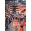 Cities Evening in Kyoto Japanese 500-piece puzzle Clementoni