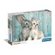 Animals Cat & Bunny 500-piece puzzle Clementoni