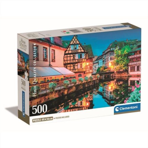 Cities Old Town Strasbourg 500-piece puzzle Clementoni