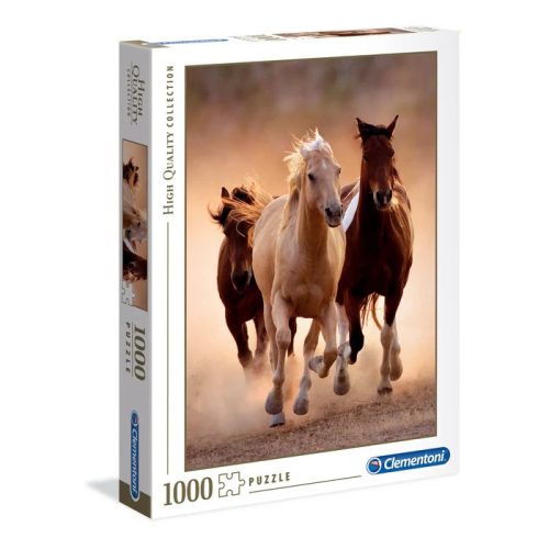 Horses Running 1000-piece Clementoni puzzle