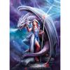 Fantasy Dragon Mage Anne Stokes 1000-piece Puzzle Clementoni