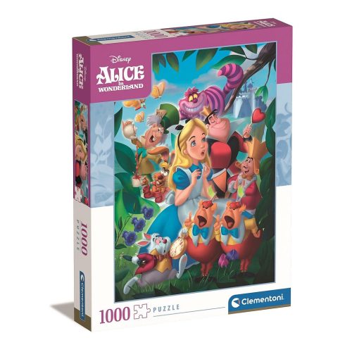 Alice's Adventures in Wonderland Disney 1000-piece puzzle Clementoni