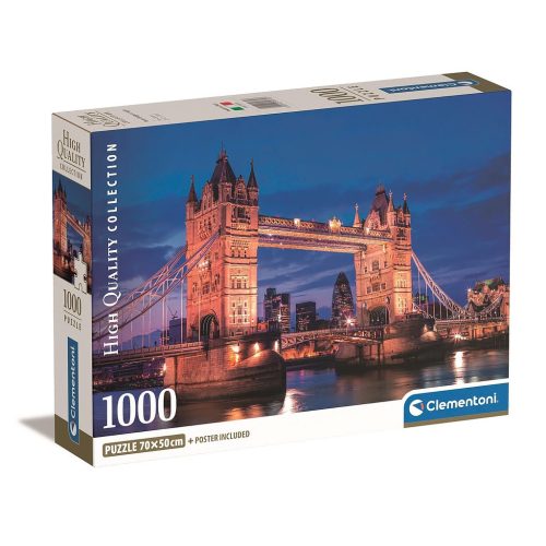 Cities Tower Bridge London 1000-piece puzzle Clementoni