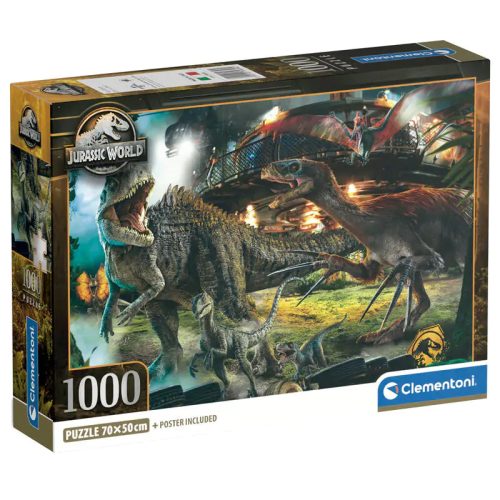 Jurassic World Showdown 1000-piece Clementoni puzzle