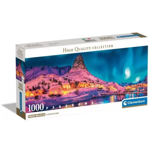 Cities Lofoten Norway 1000-piece panoramic puzzle Clementoni