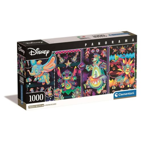 Disney Classics Joy 1000-piece panoramic puzzle Clementoni