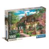 Cities Old Cottage Magic Garden 1000-piece puzzle Clementoni