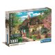 Cities Old Cottage Magic Garden 1000-piece puzzle Clementoni