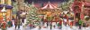 Christmas Village i falu 1000-piece panorama puzzle Clementoni