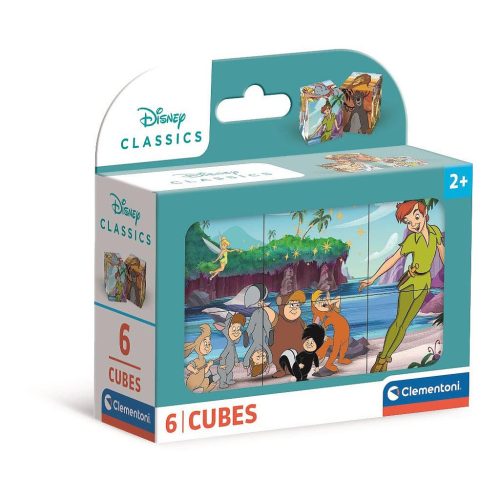 Disney Classics Loveable Stories storybook cubes, set of 6 Clementoni