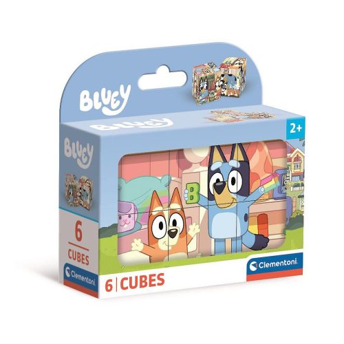 Bluey Play All Day story cube set of 6 Clementoni