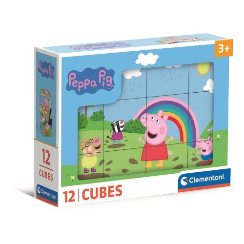 Peppa Pig Nature Class 12-piece story cube by Clementoni