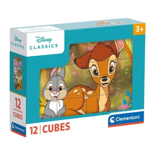 Disney Classics Striped Frame 12-piece story cube Clementoni