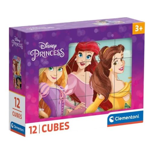 Disney Princess Happy Space fairy tale cube 12 pieces Clementoni