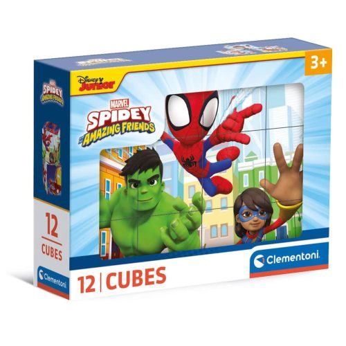 Spiderman Spidey 12-piece story cube set by Clementoni