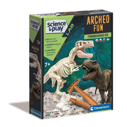 Dinosaur Archeo Fun Glowing Archaeological Kit Clementoni