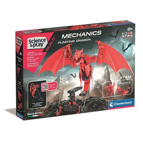 Dragon Mechanics Floating 3 in 1 Building Toy Clementoni