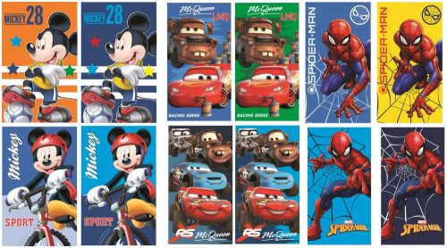 Disney Spiderman The Team Hand Towel, Face Towel, Towel 35x65cm