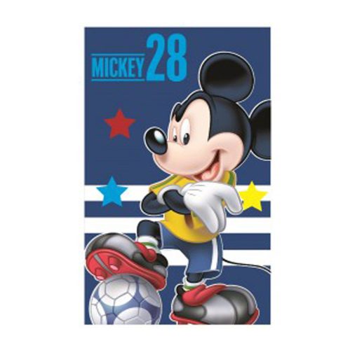 Disney Mickey  Football Blue hand towel, face towel, 35x65cm towel