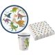 Dinosaur Happy party set with 36 pieces and 18 cm plates