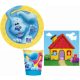 Blue's Clues Fun party set with 32 pieces and 23 cm plates