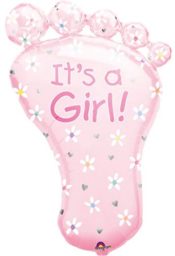 Baby Baby Girl Girl foil balloon 82 cm