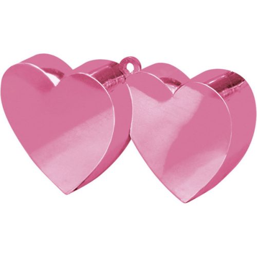 Wedding Pink, Double Heart Balloon, Balloon Weight