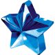 Colour Blue Blue star-shaped balloon weight