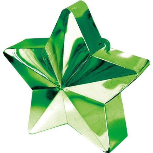 Colour Green Green star-shaped balloon weight