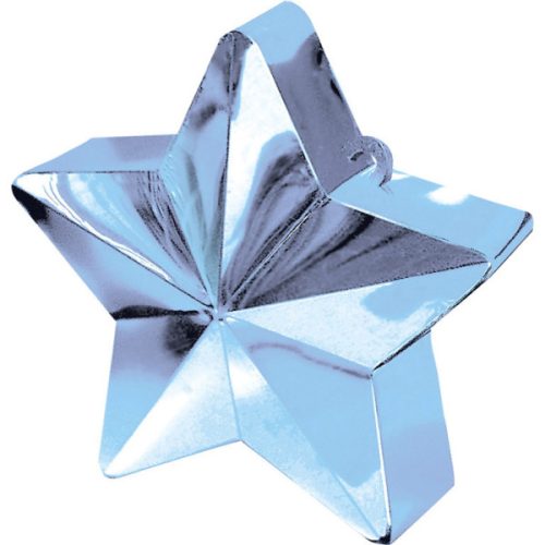 Colour Light Blue Blue star-shaped balloon, balloon weight