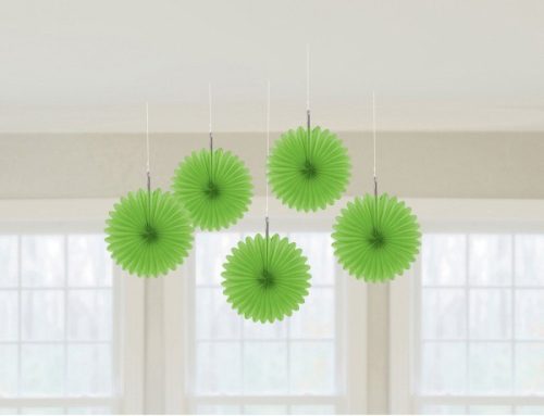 Colour Kiwi, Green mini hanging decoration 5-piece set