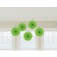 Colour Kiwi, Green mini hanging decoration 5-piece set