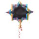 Colour Black Board foil balloon 88 cm